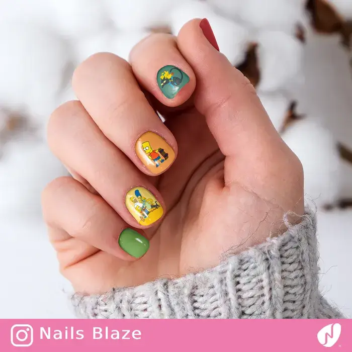 The Simpsons | Cartoon Nails - NB119